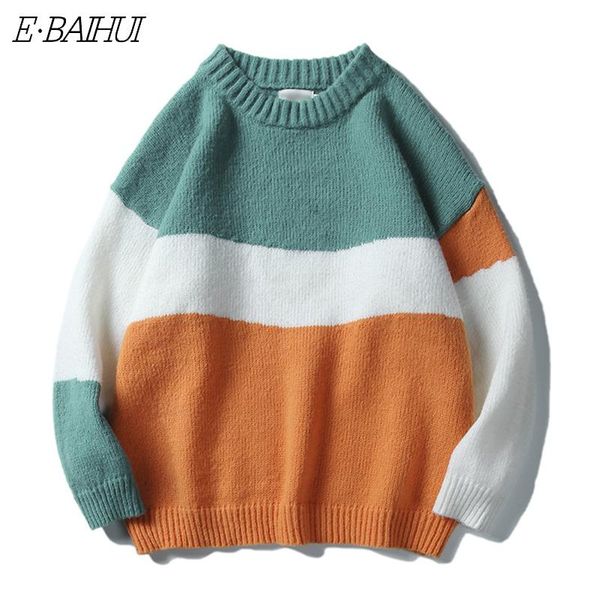 men's sweaters e-baihui sweater autumn and winter casual color matching small fresh loose round neck lovers thick, White;black
men's sweaters e-baihui sweater autumn and winter casual color matching small fresh loose round neck lovers thick, White;black