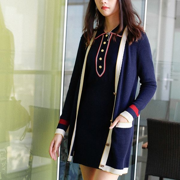 fengwu road 2020 spring leisure versatile british style letter embroidery knitted cardigan long coat silk embroidered silk style coat woman, White;black
fengwu road 2020 spring leisure versatile british style letter embroidery knitted cardigan long coat silk embroidered silk style coat woman, White;black