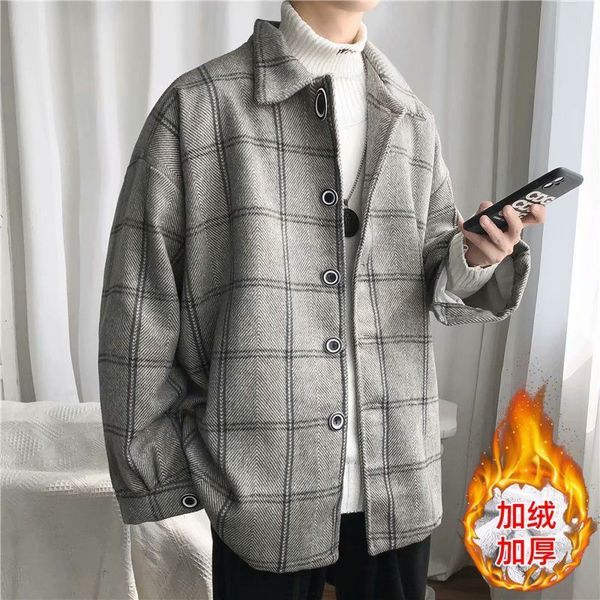 2021 new autumn new men wool coat korean-style jacket in handsome male fashion sell warm shipping z6al, Black
2021 new autumn new men wool coat korean-style jacket in handsome male fashion sell warm shipping z6al, Black