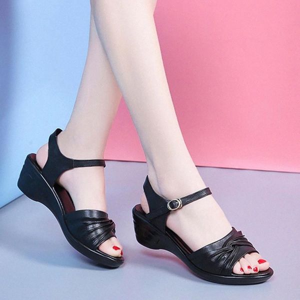 2020 summer shoes women wedge heels sandals casual woman summer high heels elegant women sandals soft wedges 5cm a2380 #fj7f, Black
2020 summer shoes women wedge heels sandals casual woman summer high heels elegant women sandals soft wedges 5cm a2380 #fj7f, Black