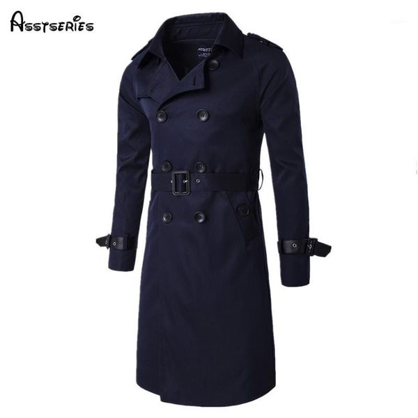 long trench coat men classic fashion british leisure slim fit windbreaker double breasted solid beige wind coat d1261, Tan;black
long trench coat men classic fashion british leisure slim fit windbreaker double breasted solid beige wind coat d1261, Tan;black
