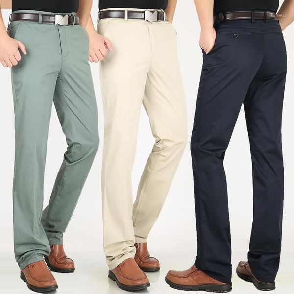 2020 new summer men's casual pants thin section high waist stretch business men's pants loose straight trousers1, Black
2020 new summer men's casual pants thin section high waist stretch business men's pants loose straight trousers1, Black