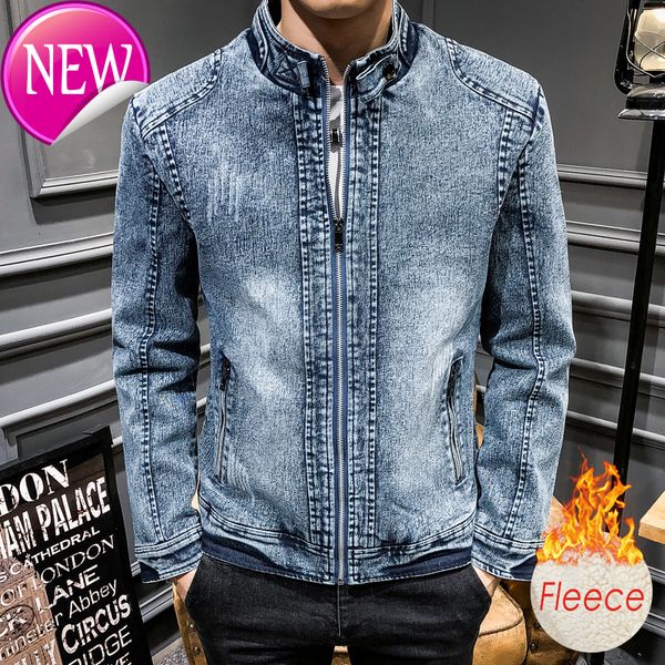 men 2020 autumn winter new 100% cotton fleece denim jeans jacket coat men outwear outfits warm vintage classic washed jacket men, Black
men 2020 autumn winter new 100% cotton fleece denim jeans jacket coat men outwear outfits warm vintage classic washed jacket men, Black