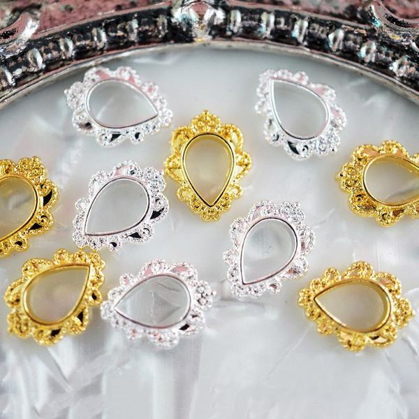100pcs/lot gold 3d alloy hollow lace water drop metal rivet nail art decorations supplies nails decor accessories jewelry charms, Silver;gold
100pcs/lot gold 3d alloy hollow lace water drop metal rivet nail art decorations supplies nails decor accessories jewelry charms, Silver;gold