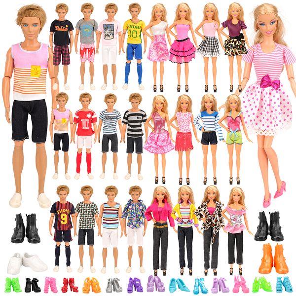 fashion handmade 21 items/set doll product =random toys 6 ken clothes 4 shoes + 6 doll shoes 5 dress for barbie game diy present 1011
fashion handmade 21 items/set doll product =random toys 6 ken clothes 4 shoes + 6 doll shoes 5 dress for barbie game diy present 1011