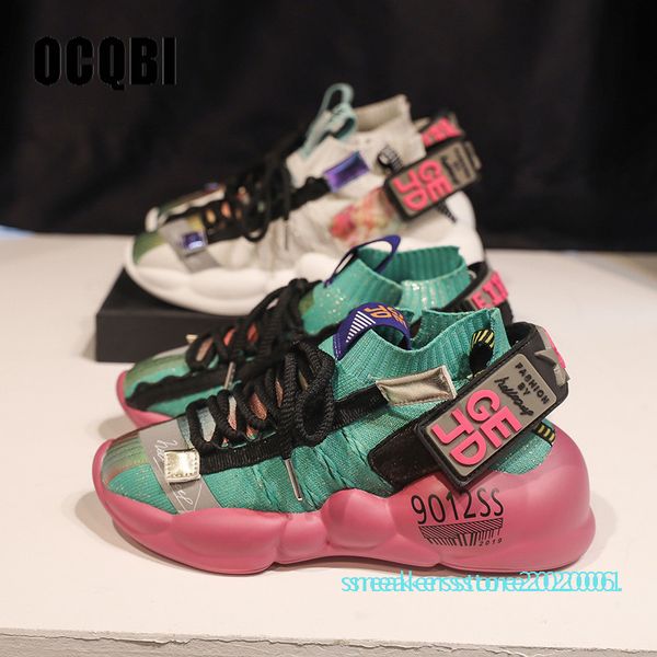 2019 fashion high heel wedges platform sneakers women cross-tied mixed colors pu leather shoes comfortable casual woman shoes, Black
2019 fashion high heel wedges platform sneakers women cross-tied mixed colors pu leather shoes comfortable casual woman shoes, Black