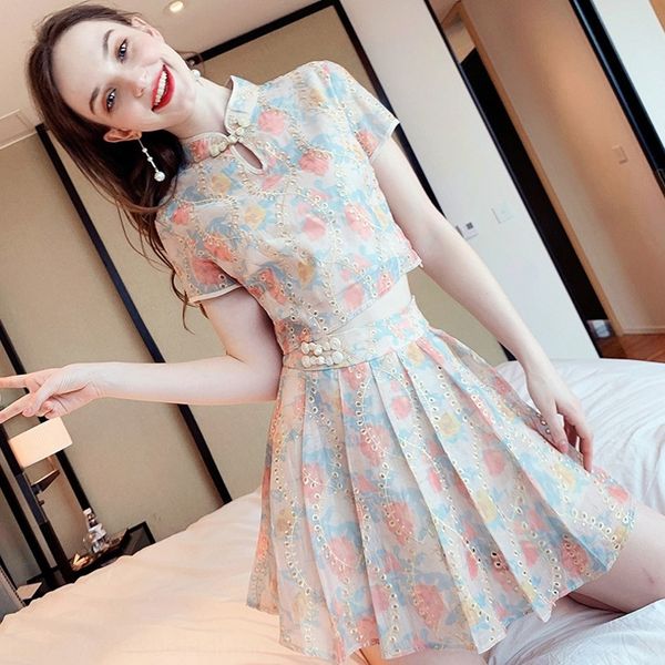 1qy6a very fairy ly8ls style two-piece set new dress fashion summer dress high waist super fairy suit skirt 2020 chinese, Gray
1qy6a very fairy ly8ls style two-piece set new dress fashion summer dress high waist super fairy suit skirt 2020 chinese, Gray