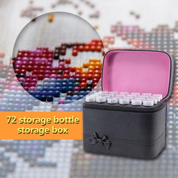 72 bottles large capacity diamond painting storage box rhinestones container embroidery tools for painting decoration
72 bottles large capacity diamond painting storage box rhinestones container embroidery tools for painting decoration