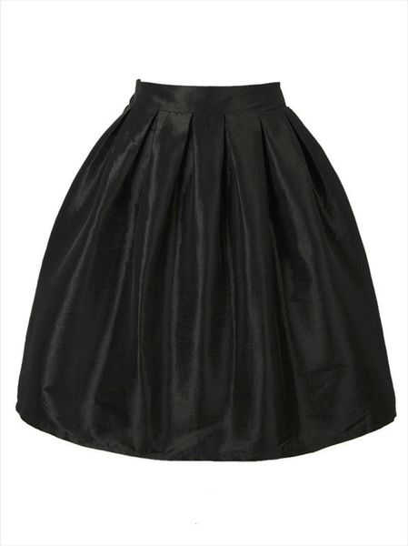 retro high waist pleats mini a line skater casual skirt 24 colors plus size spring summer new women fashion short skirts, Black
retro high waist pleats mini a line skater casual skirt 24 colors plus size spring summer new women fashion short skirts, Black