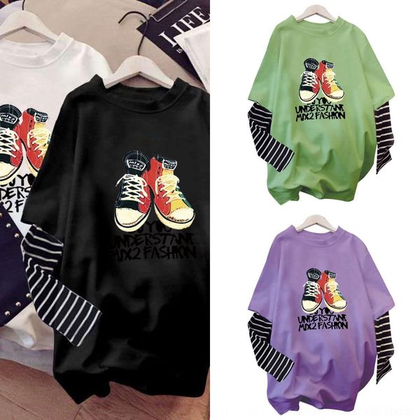 qzsll two pieces of loose wear in sleeve autumn 2020 new large cotton fashion women's printed t-shirt coat t-shirt long early ocypc, White
qzsll two pieces of loose wear in sleeve autumn 2020 new large cotton fashion women's printed t-shirt coat t-shirt long early ocypc, White
