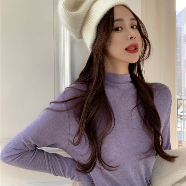 women's autumn and winter new net red long sleeve t-shirt black korean loose 34158, White
women's autumn and winter new net red long sleeve t-shirt black korean loose 34158, White