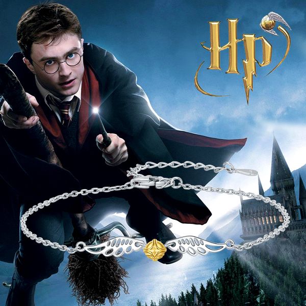 popular classic golden snitch bracelet 925 sterling silver jewelry diy jewelry making christmas gifts 1028, Black
popular classic golden snitch bracelet 925 sterling silver jewelry diy jewelry making christmas gifts 1028, Black