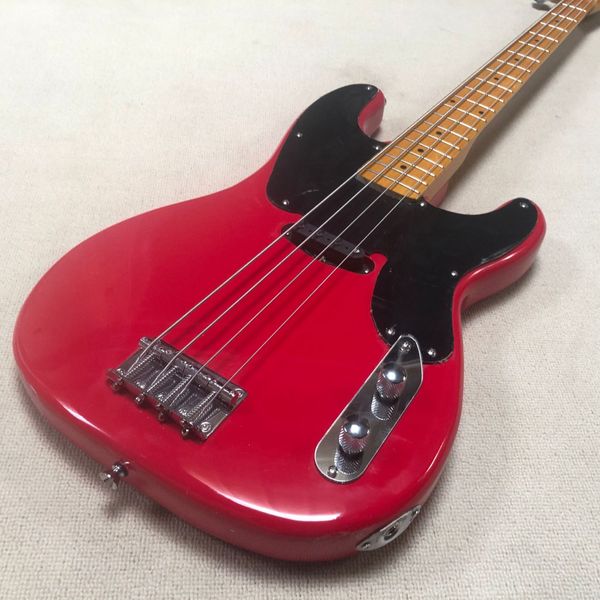 new professional playing instrument, 4-string electric guitar, crimson body, maple, ti bass
new professional playing instrument, 4-string electric guitar, crimson body, maple, ti bass