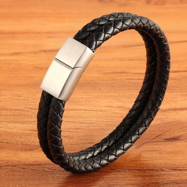 anklets 11.11 double leather combination men's stainless steel bracelet three color button selection fashion gift for men jewelry, Red;blue
anklets 11.11 double leather combination men's stainless steel bracelet three color button selection fashion gift for men jewelry, Red;blue