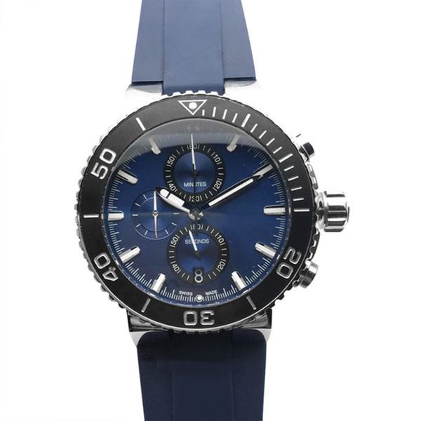 new popular men's 46mm sports watch day quartz chronograph blue face watch steel case, Slivery;brown
new popular men's 46mm sports watch day quartz chronograph blue face watch steel case, Slivery;brown