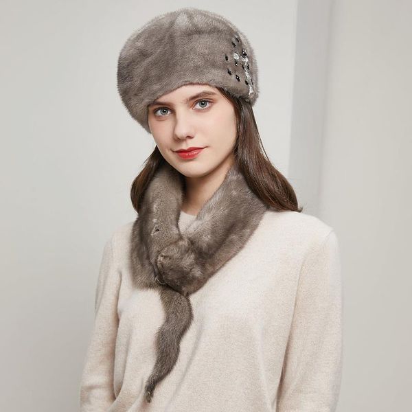 berets natural beret luxury fashion winter ladies real hat russia warm fur capdy-04, Blue;gray
berets natural beret luxury fashion winter ladies real hat russia warm fur capdy-04, Blue;gray