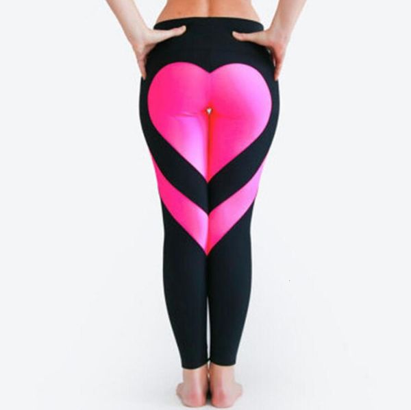 women's leggings high waist bottom love splicing women's leisure tight yoga fitness leggings, Black
women's leggings high waist bottom love splicing women's leisure tight yoga fitness leggings, Black