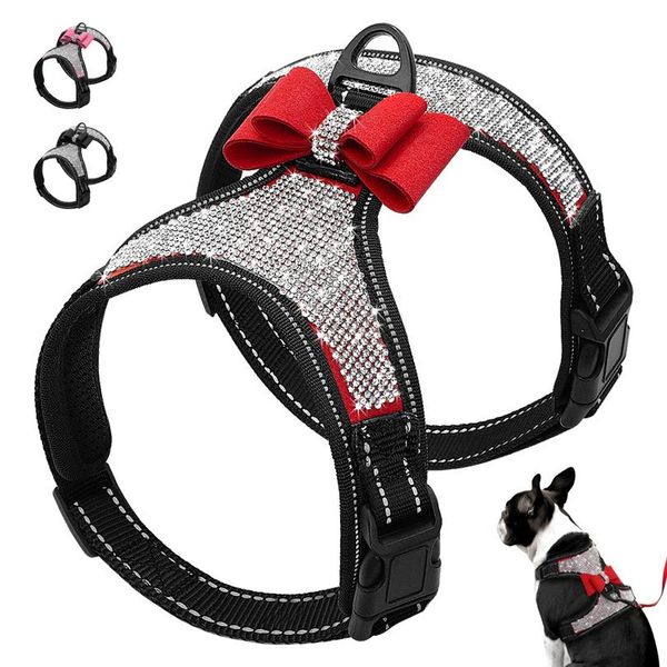 full rhinestone dog harness soft mesh reflective dog harness vest for small medium dogs pitbull bulldog bowknot acc bbypbf
full rhinestone dog harness soft mesh reflective dog harness vest for small medium dogs pitbull bulldog bowknot acc bbypbf