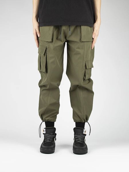 casual men cargo pants cotton polyester drawstring pockets hip hop creamy-white black men full length fashion joggers trouser lj201104
casual men cargo pants cotton polyester drawstring pockets hip hop creamy-white black men full length fashion joggers trouser lj201104