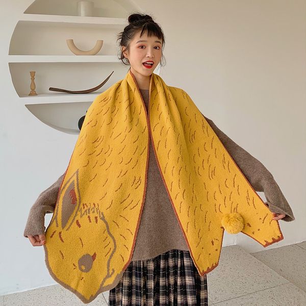 2020 fashion new style ~ ins cute cartoon plush shawl scarf for women autumn and winter korean version warm neck, Blue;gray
2020 fashion new style ~ ins cute cartoon plush shawl scarf for women autumn and winter korean version warm neck, Blue;gray