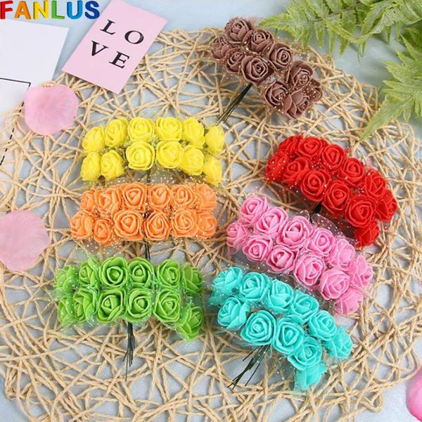 decorative flowers & wreaths 12pcs/lot 25mm foam mini rose artificial flower wedding party decor fake for crafts happy valentine's day
decorative flowers & wreaths 12pcs/lot 25mm foam mini rose artificial flower wedding party decor fake for crafts happy valentine's day