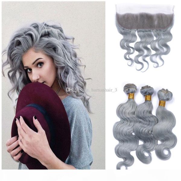 human hair extensions with ear to ear full lace frontals with baby hair silver grey lace frontal with hair bundles 4pcs lot, Black;brown 
human hair extensions with ear to ear full lace frontals with baby hair silver grey lace frontal with hair bundles 4pcs lot, Black;brown
