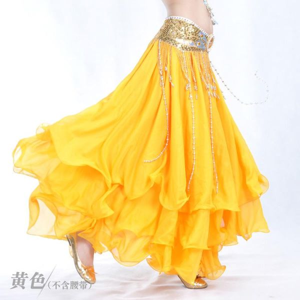 2020 three-tier skirt three-tier chiffon curling belly dance high-end skirt belly dance 12 meters large without waist belt, Black;red
2020 three-tier skirt three-tier chiffon curling belly dance high-end skirt belly dance 12 meters large without waist belt, Black;red