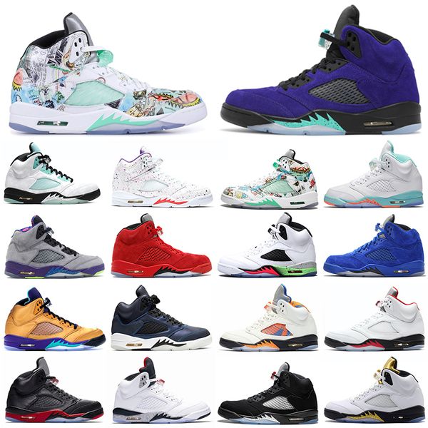 new jumpman 5 men women basketball shoes alternate grape 5s oregon bred black metallic laney suede red mens trainers sports sneakers 5.5-13, White;red
new jumpman 5 men women basketball shoes alternate grape 5s oregon bred black metallic laney suede red mens trainers sports sneakers 5.5-13, White;red