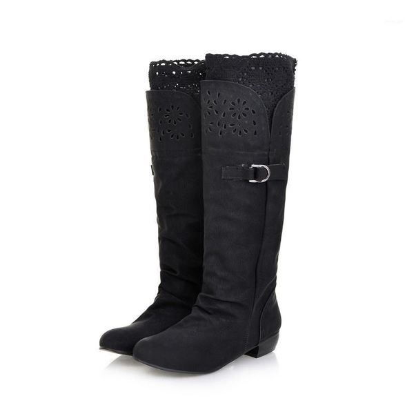 boots goxpacer autumn winter women casual buckle decoration shoes fashion low heels plus size comfortable cut outs1, Black
boots goxpacer autumn winter women casual buckle decoration shoes fashion low heels plus size comfortable cut outs1, Black