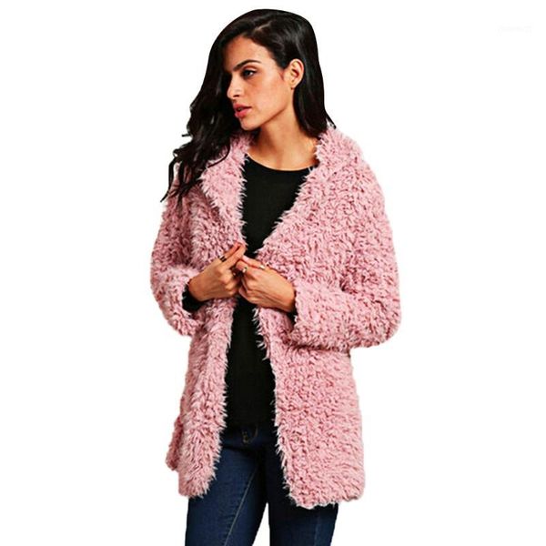 pink faux fur coat 2019 winter hooded thick long sleeve grey wool overcoat warm outerwear women cardigan female outwear hh0061, Black
pink faux fur coat 2019 winter hooded thick long sleeve grey wool overcoat warm outerwear women cardigan female outwear hh0061, Black