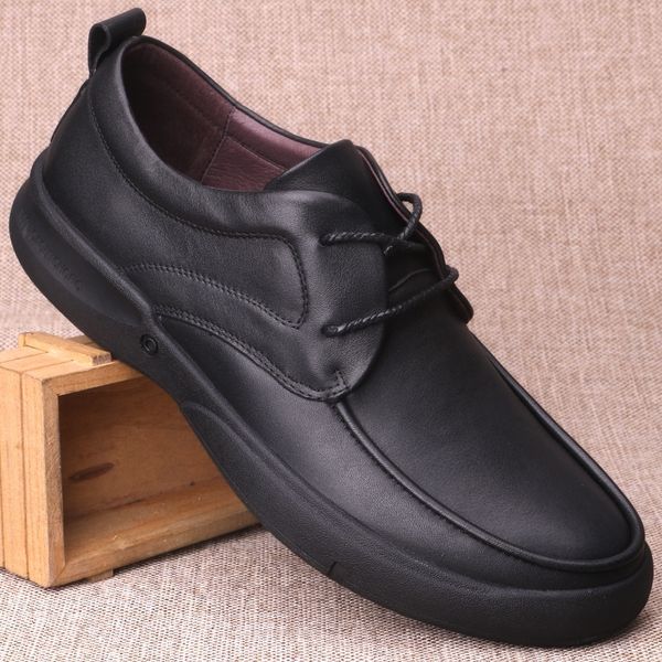 2019 new genuine leather men's casual shoes large size 45 46 47 48 widened round head lace-up handmade men shoes t200610, Black
2019 new genuine leather men's casual shoes large size 45 46 47 48 widened round head lace-up handmade men shoes t200610, Black