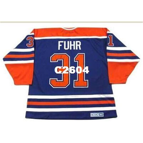 men #31 grant fuhr edmonton oilers 1987 ccm vintage retro away hockey jersey or custom any name or number retro jersey, Black
men #31 grant fuhr edmonton oilers 1987 ccm vintage retro away hockey jersey or custom any name or number retro jersey, Black
