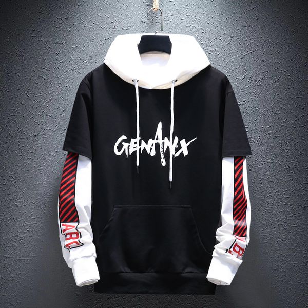 the new male korean version of the fall/spring 2019 hoodie looks versatile in matching colors, Black
the new male korean version of the fall/spring 2019 hoodie looks versatile in matching colors, Black