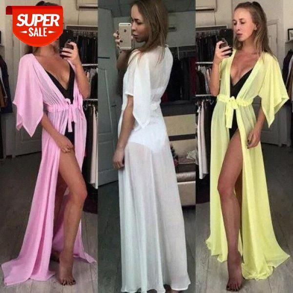 women solid beach bikini cover up swimwear high wasit bandage long maix dress bathing suit swim wear sundress #az8c, White;black
women solid beach bikini cover up swimwear high wasit bandage long maix dress bathing suit swim wear sundress #az8c, White;black