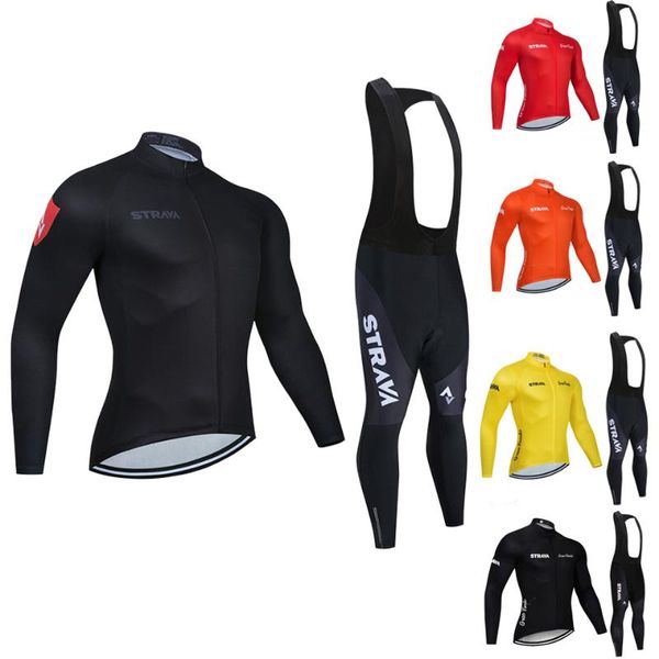 racing sets 2021 strava men's cycling jersey long sleeve set mtb bike clothing maillot ropa ciclismo hombre bicycle wear 20d gel bib pa, Black;blue
racing sets 2021 strava men's cycling jersey long sleeve set mtb bike clothing maillot ropa ciclismo hombre bicycle wear 20d gel bib pa, Black;blue