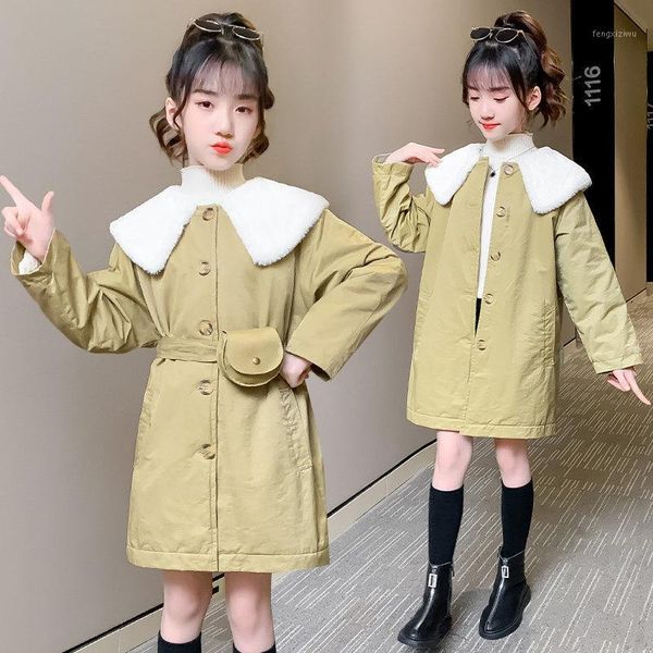 coat 2021 autumn winter jackets for girls teenage fashion vintage thick windbreaker baby trench with belt children clothes 4-13y1, Blue;gray
coat 2021 autumn winter jackets for girls teenage fashion vintage thick windbreaker baby trench with belt children clothes 4-13y1, Blue;gray