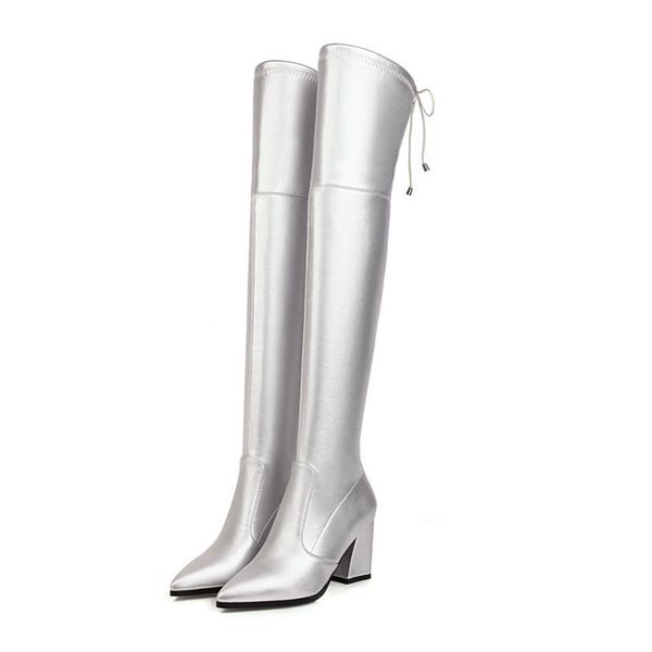 fashion women's high boots shoes over the knee boot women thigh high boot patent leather silver black womens shoes big size
fashion women's high boots shoes over the knee boot women thigh high boot patent leather silver black womens shoes big size