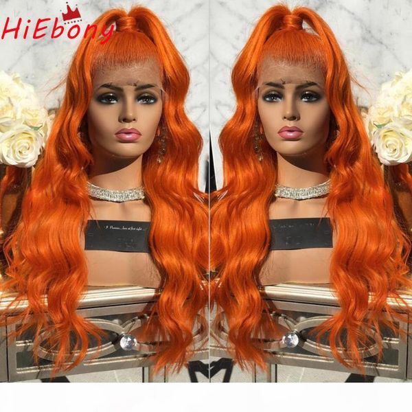 hiebony preplucked lace front wig orange color 180% glueless lace front wig remy hair 13x4 frontal wigs with baby hair, Black;brown
hiebony preplucked lace front wig orange color 180% glueless lace front wig remy hair 13x4 frontal wigs with baby hair, Black;brown