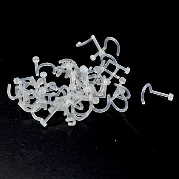 bog- 1pc bioplast flexible nose lip ring labret earring eyebrow ring belly ring body piercing jewelry q bbytzs, Silver
bog- 1pc bioplast flexible nose lip ring labret earring eyebrow ring belly ring body piercing jewelry q bbytzs, Silver