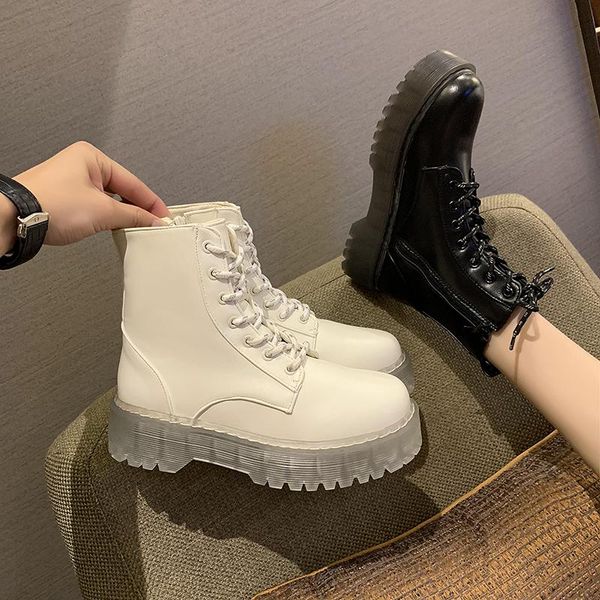 boots women new 2020 rock shoes woman luxury designer booties ladies round toe lace up zipper transparent heel femme med lolita, Black
boots women new 2020 rock shoes woman luxury designer booties ladies round toe lace up zipper transparent heel femme med lolita, Black