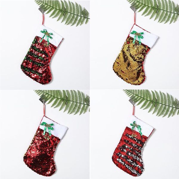 large size sequins decorative socks bag 20*30cm christmas stocking gift bags canvas bling 2020 xmas
large size sequins decorative socks bag 20*30cm christmas stocking gift bags canvas bling 2020 xmas