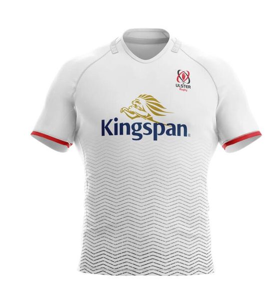 2020 ulster home stadium s/s rugby shirt size:s-3xl, White;black