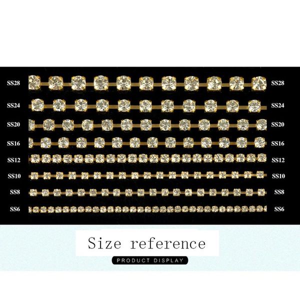 5m/roll white rhinestone chain plating silver diy handwork wedding dress gifts package party decoration jewelry accessories wmtdlf bdesybag, Black
5m/roll white rhinestone chain plating silver diy handwork wedding dress gifts package party decoration jewelry accessories wmtdlf bdesybag, Black