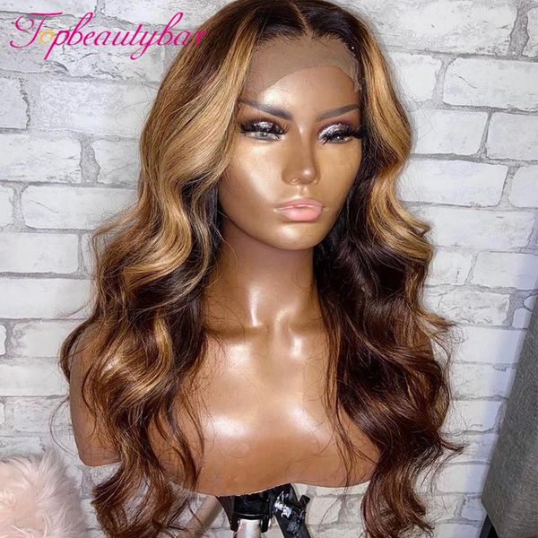lace wigs ombre highlight wig 13x6 front human hair 180% brown honey blonde colored frontal brazilian remy wavy, Black;brown
lace wigs ombre highlight wig 13x6 front human hair 180% brown honey blonde colored frontal brazilian remy wavy, Black;brown