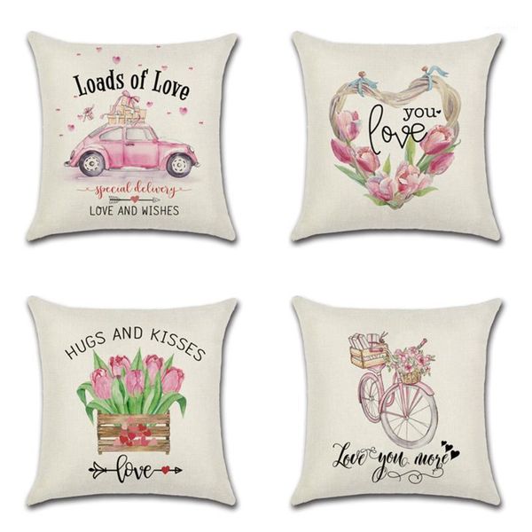 cushion/decorative pillow 1pcs cushion cover throw covers valentine's day pink lovers truck flowers decorative cases wedding decoration
cushion/decorative pillow 1pcs cushion cover throw covers valentine's day pink lovers truck flowers decorative cases wedding decoration