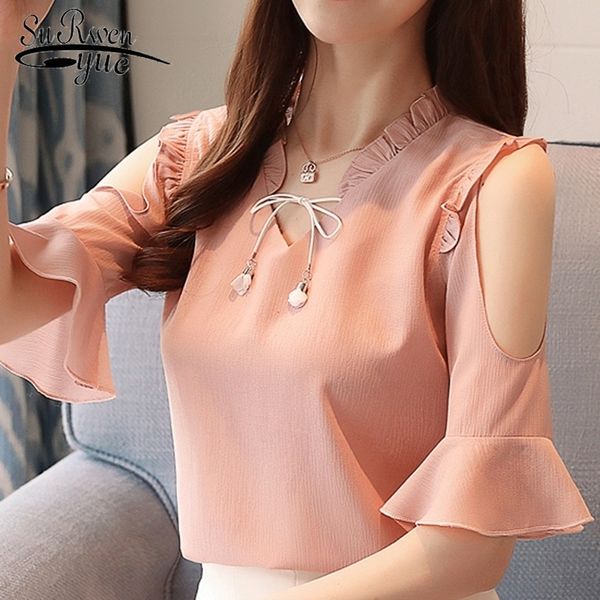 new summer shirt chiffon women blouse fashion short sleeve women sweet pink v-neck women's clothing blusas 0018 30 y200828, White
new summer shirt chiffon women blouse fashion short sleeve women sweet pink v-neck women's clothing blusas 0018 30 y200828, White