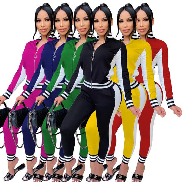 fashion women two pieces clothing ribbon stitching jacket leggings jogging suits zipper cardigan long pants fall winter, Gray
fashion women two pieces clothing ribbon stitching jacket leggings jogging suits zipper cardigan long pants fall winter, Gray