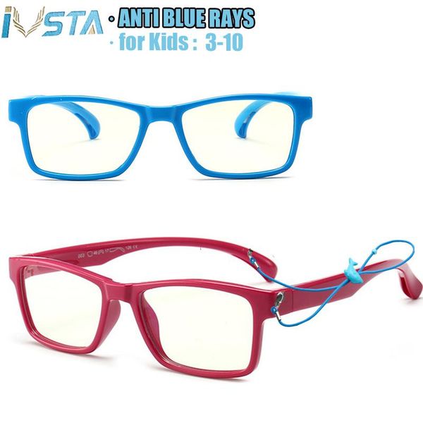 ivsta anti blue light glasses for kids glasses frames boys children eyeglasses prescription myopia for sight silicone with strap, Black
ivsta anti blue light glasses for kids glasses frames boys children eyeglasses prescription myopia for sight silicone with strap, Black