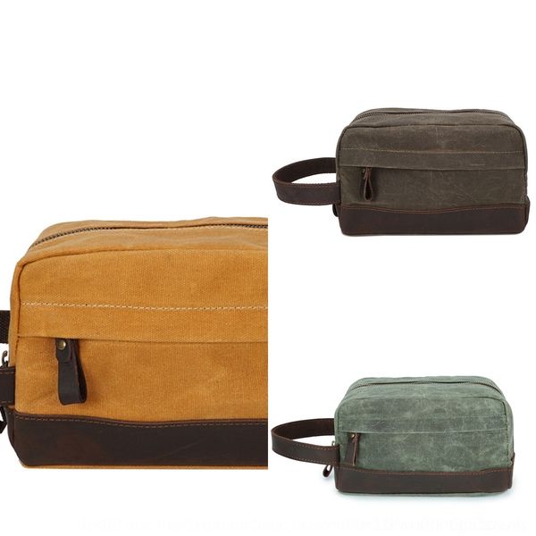dgax1 yuandian new men's oil hand canvas bag handhand wash men's hand bag with cowhide wrist ao62p handwax
dgax1 yuandian new men's oil hand canvas bag handhand wash men's hand bag with cowhide wrist ao62p handwax