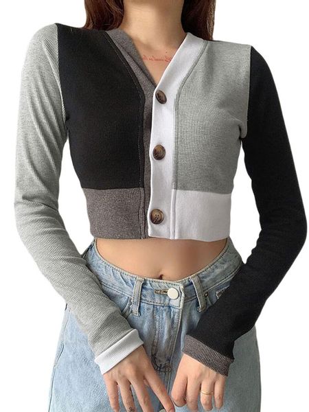 2020 new women's autumn short sports long-sleeved jacket knitted crop top, Black;red
2020 new women's autumn short sports long-sleeved jacket knitted crop top, Black;red
